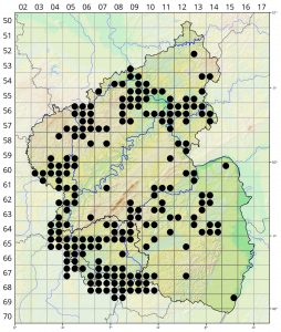 Neottia nidus-avis Verbreitungskarte